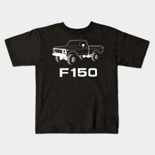 1979 F150 White Print Kids T-Shirt